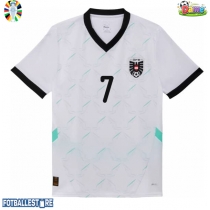 Østerrike Marko Arnautovic #7 Bortedrakt Dame EM 2024 Kortermet